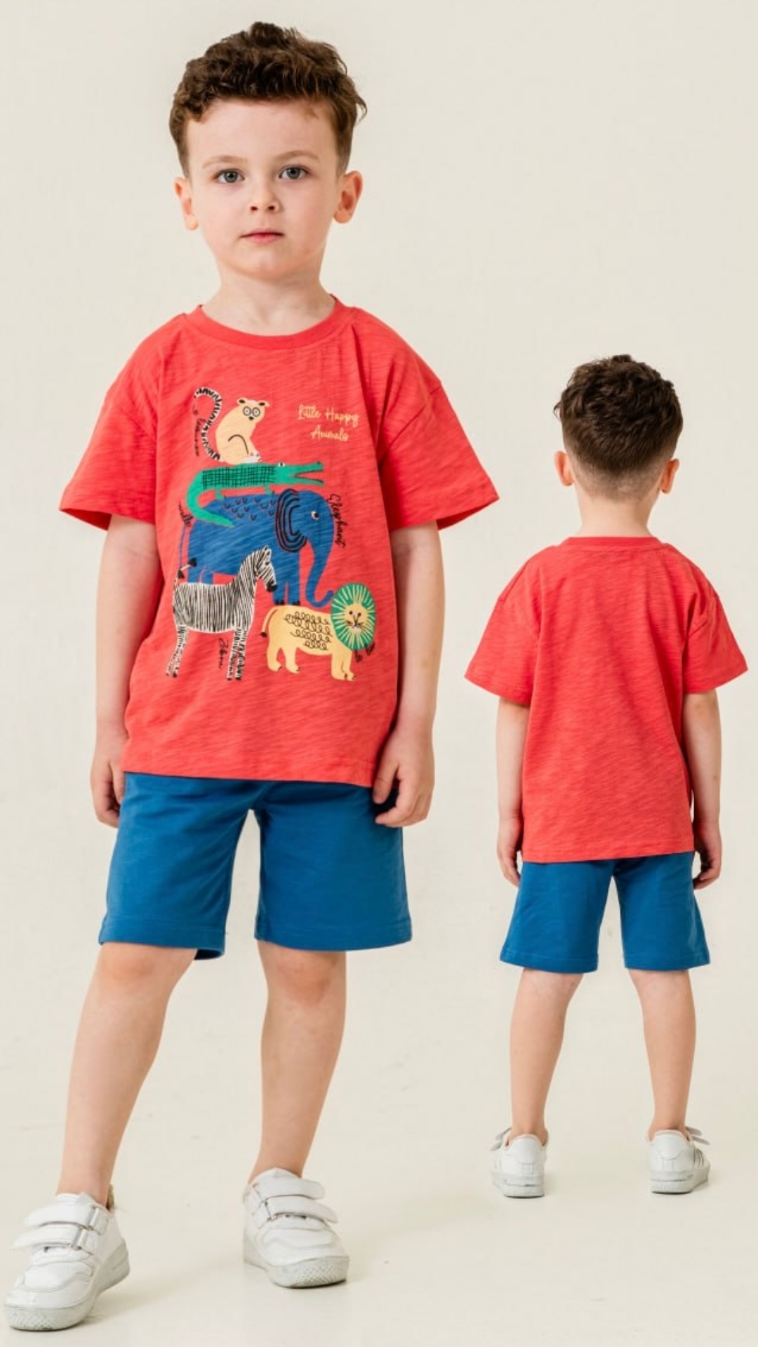ست تیشرت و شلوارک animals