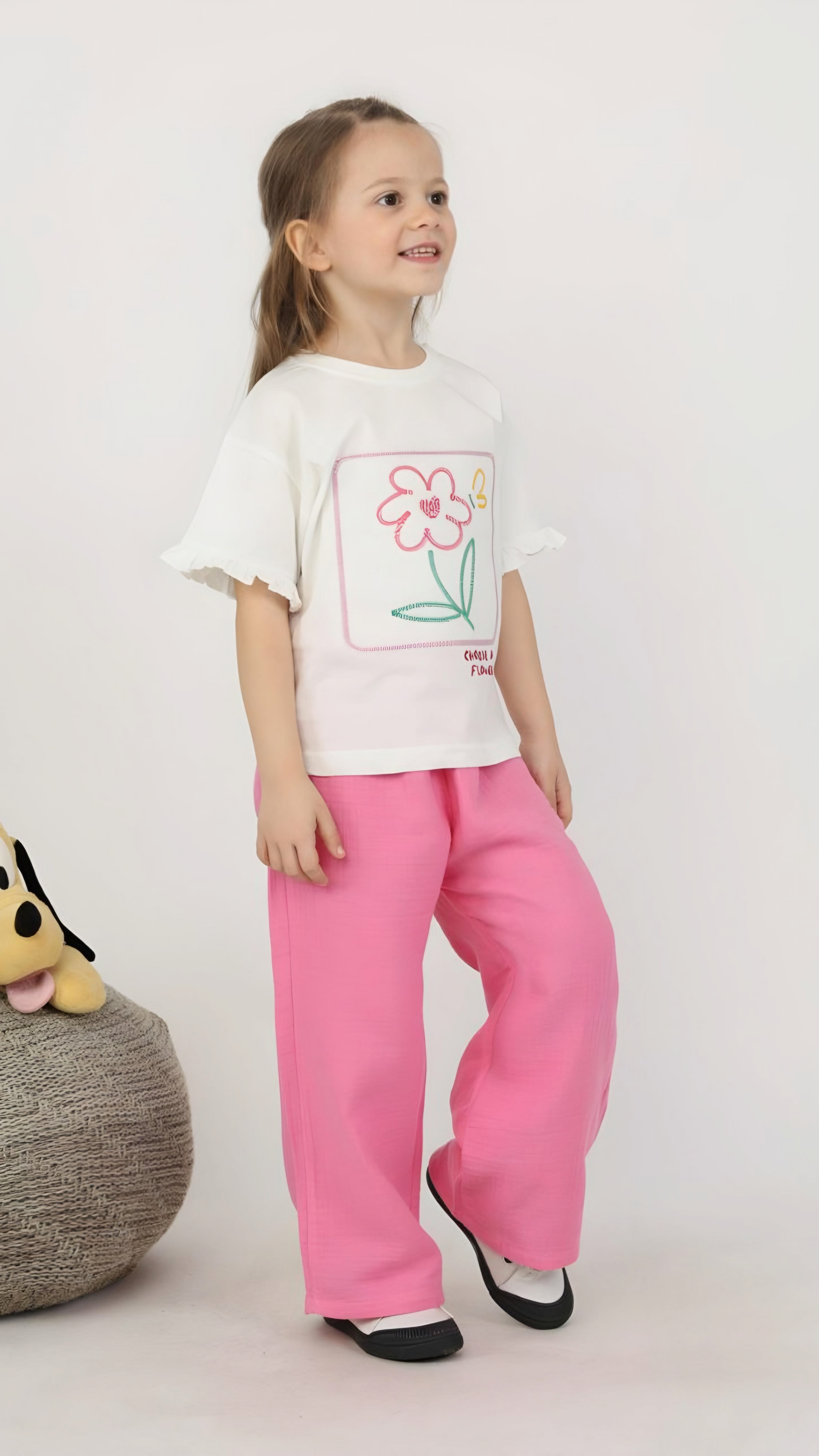 ست تیشرت و شلوار flower