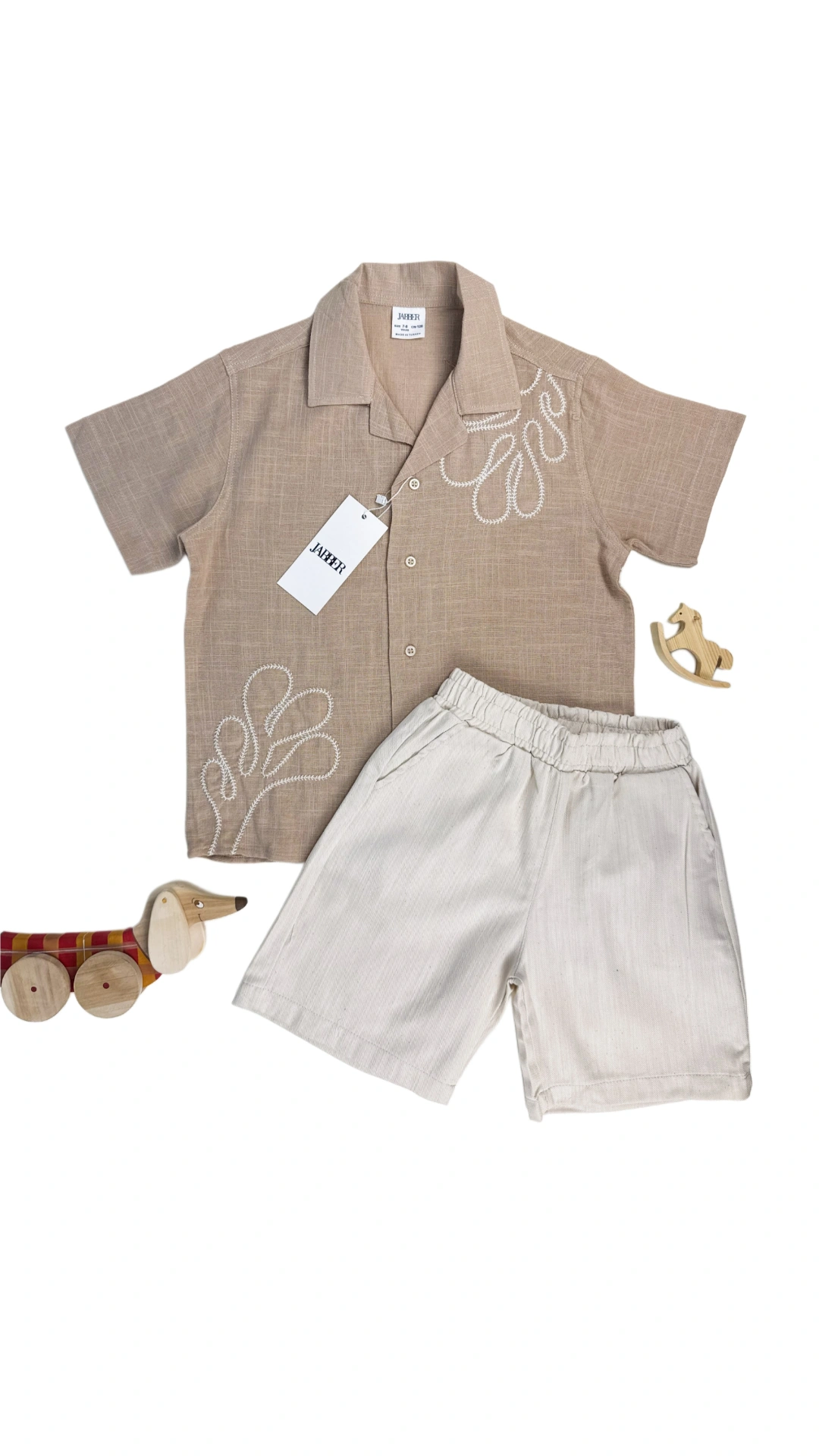 ست لینن پسرانه کرم