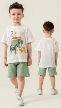 ست تیشرت و شلوارک animals