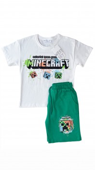 ست تیشرت و شلوارک Minecraft